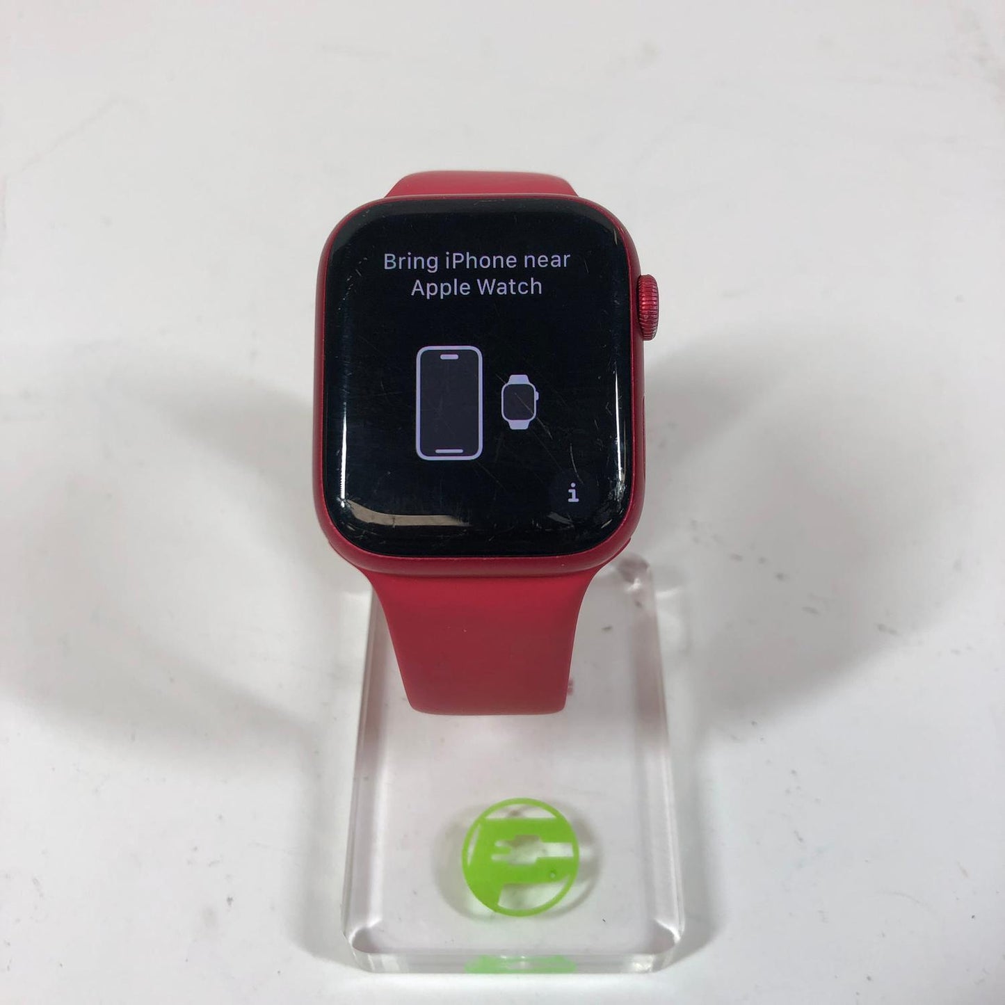 Unlocked Apple Watch Series 8 45MM Product Red Aluminum Red Sport Band MNVU3LL/A