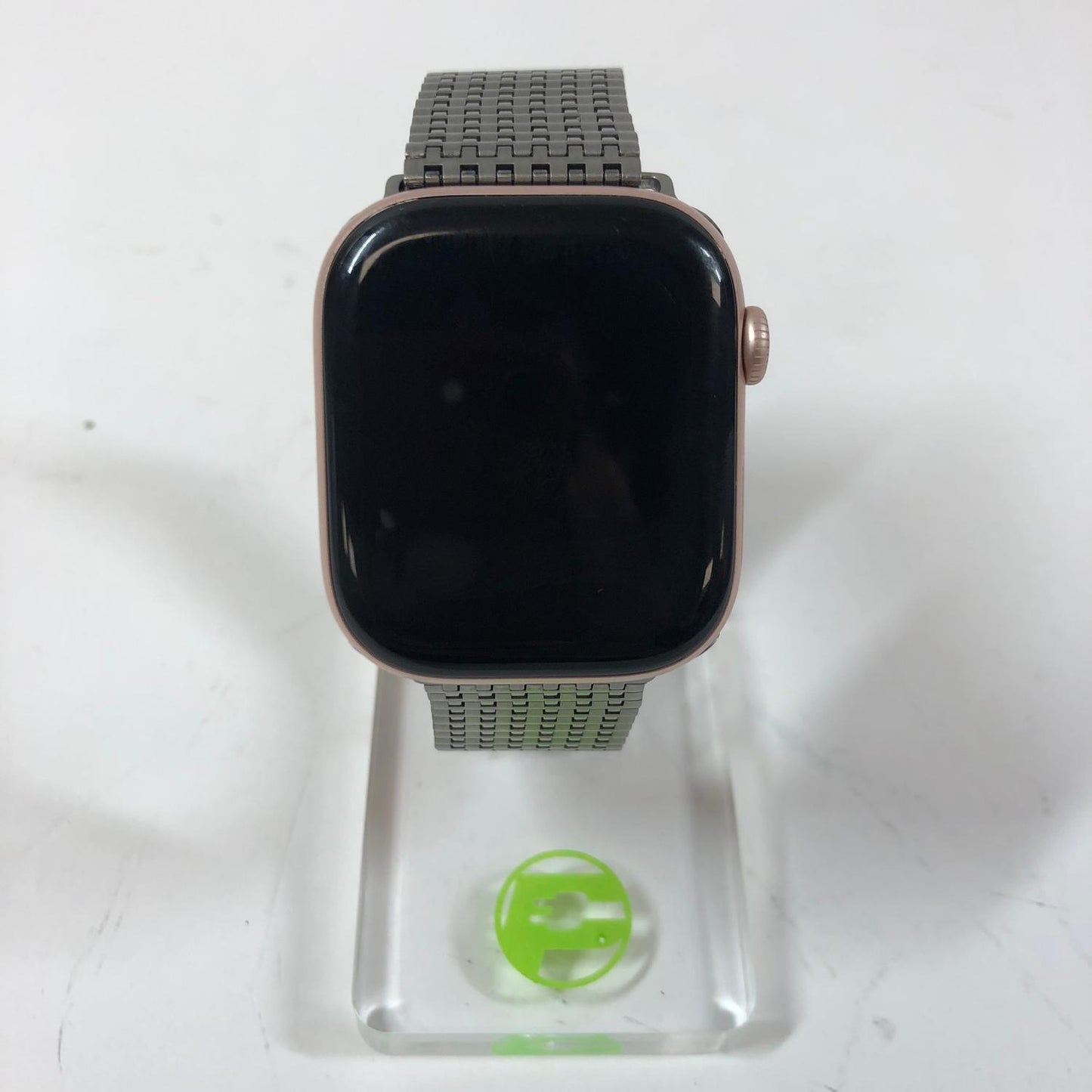 Unlocked Apple Watch Series 10 46MM Rose Gold Aluminum Silver Milanese Loop
