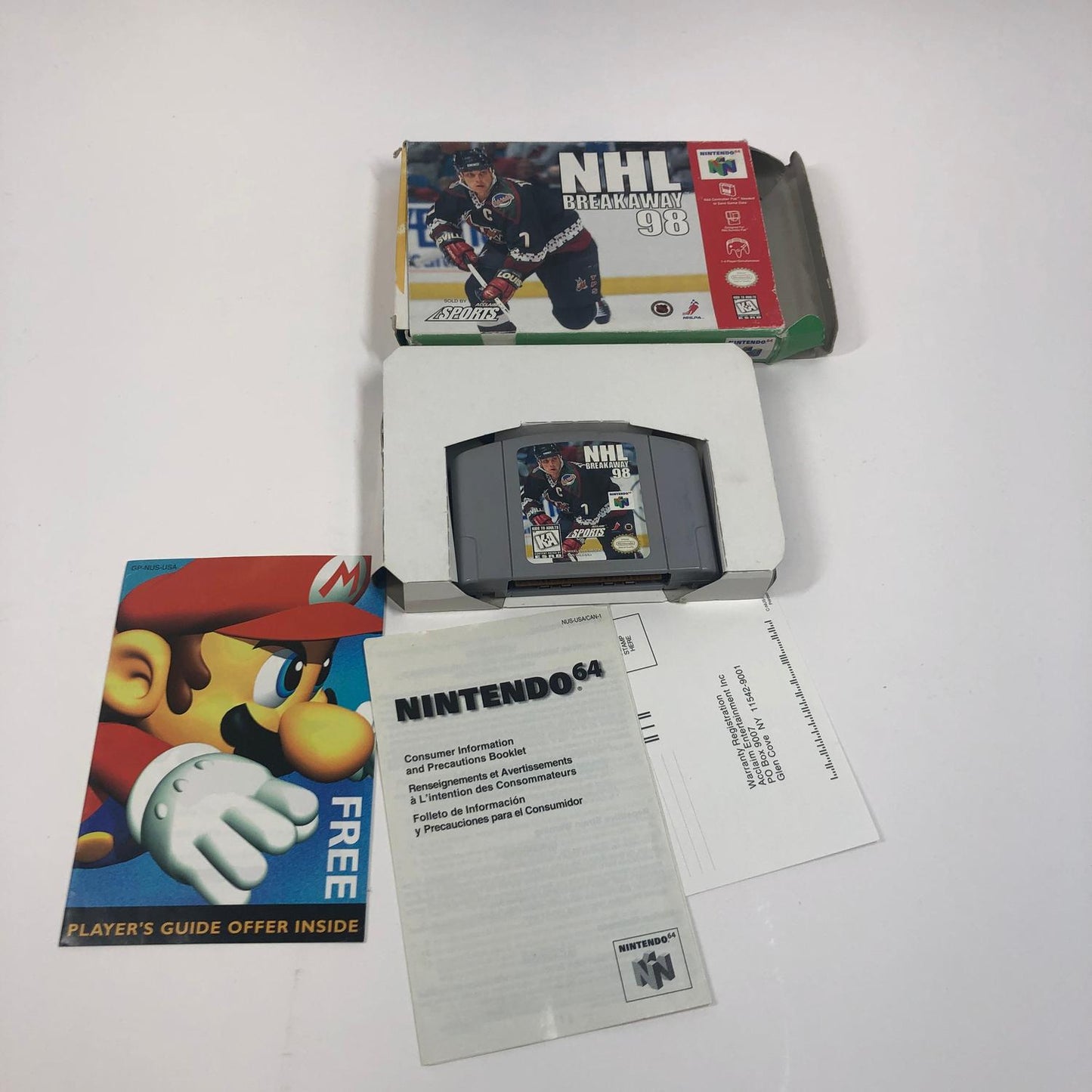 NHL Breakaway '98 (Nintendo 64 N64, 1998)
