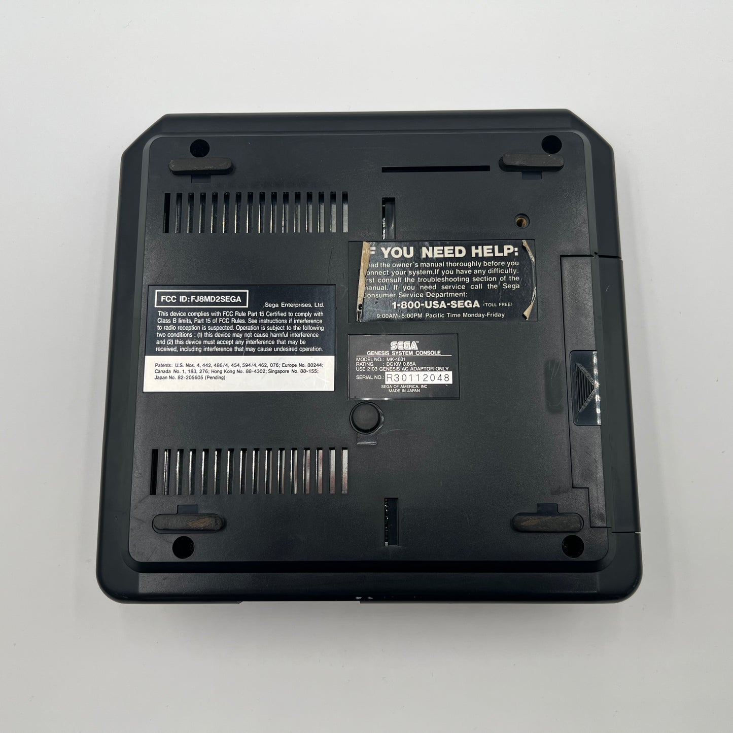 Sega Genesis 2 Video Game Console Black MK-1631