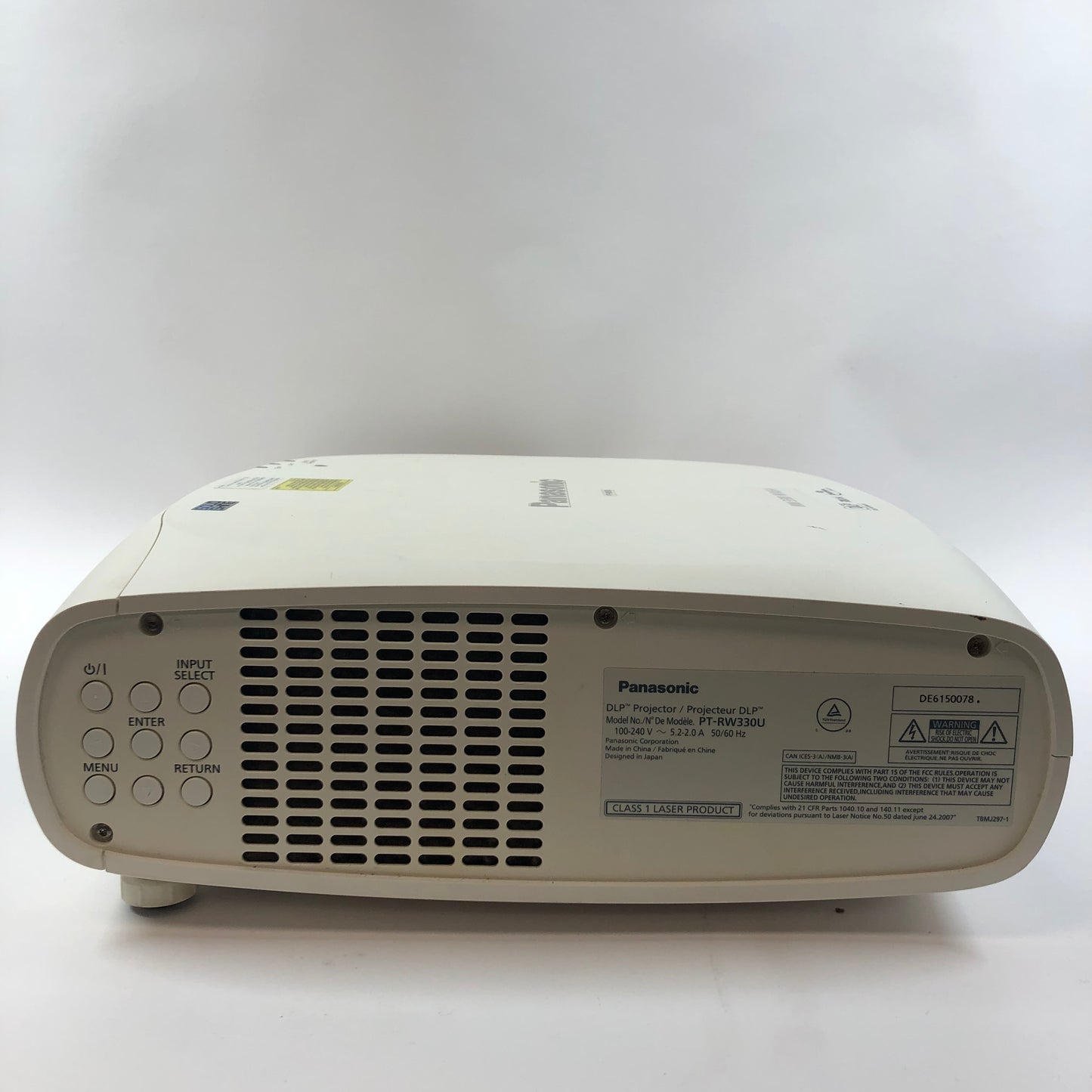 Panasonic DLP Projector 1280 x 800 WXGA 3,500 Lumens DLP Projector PT-RW330U