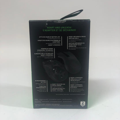 New Razer Naga V2 Hyperspeed Ergonomic Wireless MMO Gaming Mouse RZ01-0360