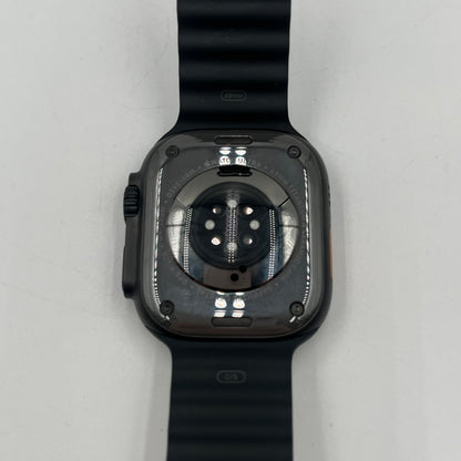 Unlocked Apple Watch Ultra 2 49MM Black Titanium Black Ocean Band  MX4P3LW/A
