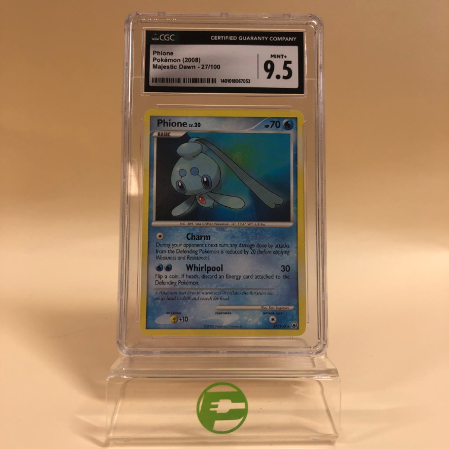 Pokémon TCG Majestic Dawn Phione 27/100 English CGC 9.5 Mint – PayMore  Sandhill