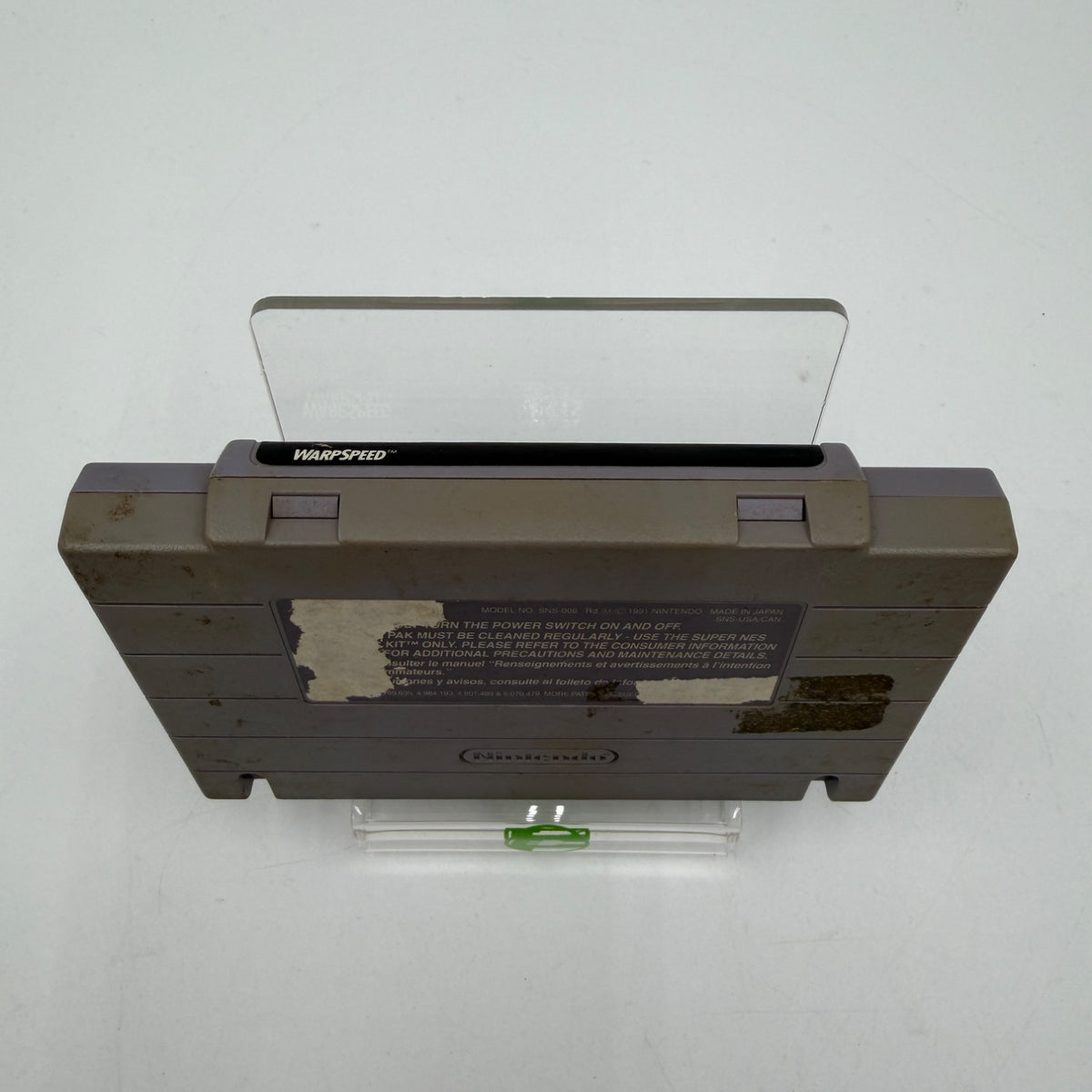 Warspeed Sticker WarpSpeed (Super Nintendo SNES, 1992) – PayMore Sandhill