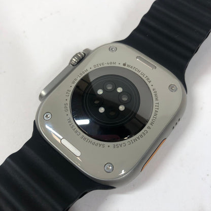 GPS Only Apple Watch Ultra 2 49MM Silver Titanium Black Ocean Band MREG3LW/A