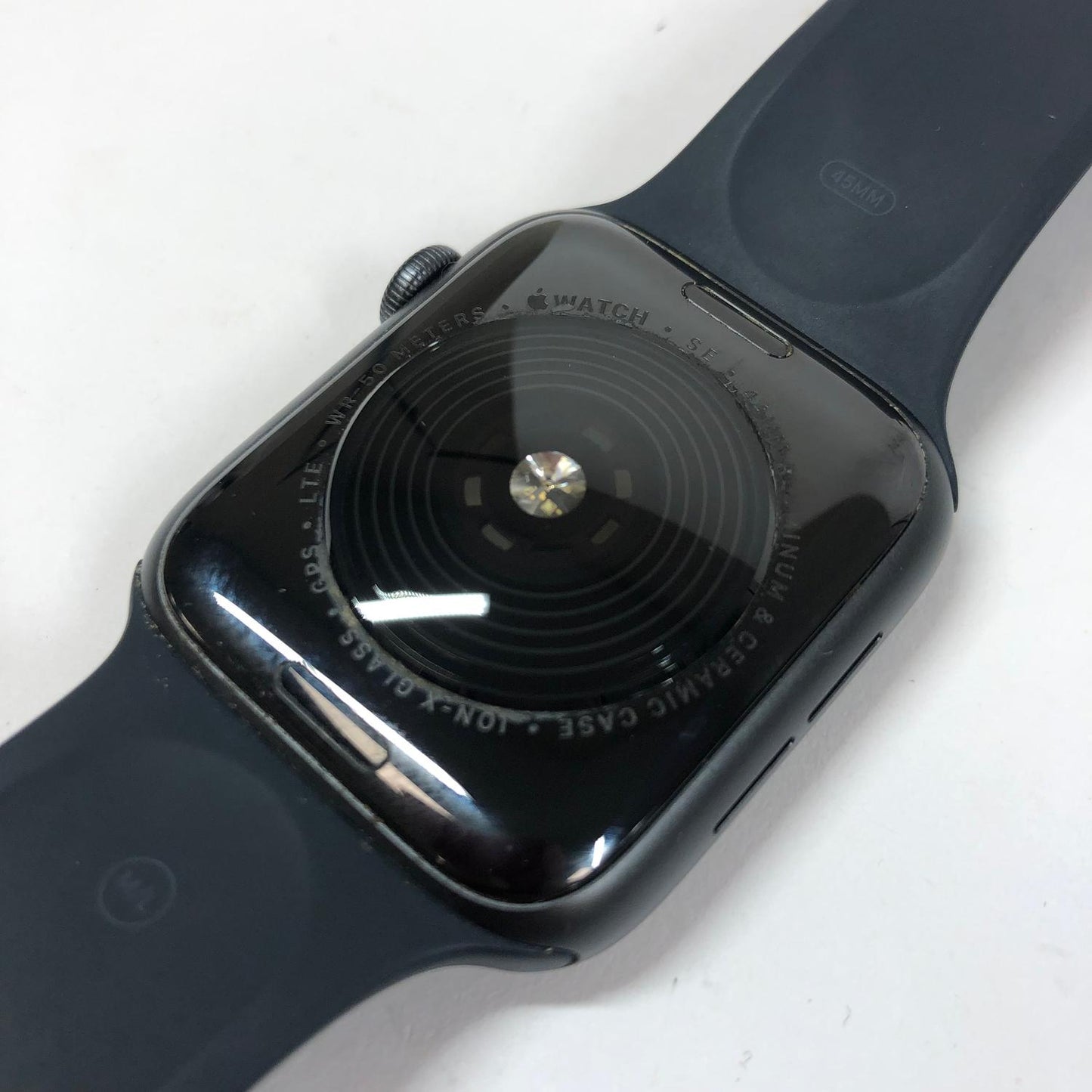 Unlocked Apple Watch SE 2nd Gen 44MM Space Gray Aluminum Black Sport Band