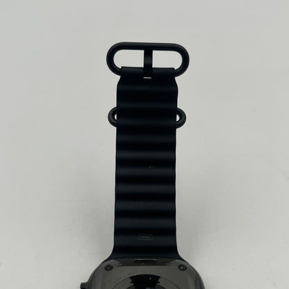 Unlocked Apple Watch Ultra 2 49MM Black Titanium Black Ocean Band  MX4P3LW/A