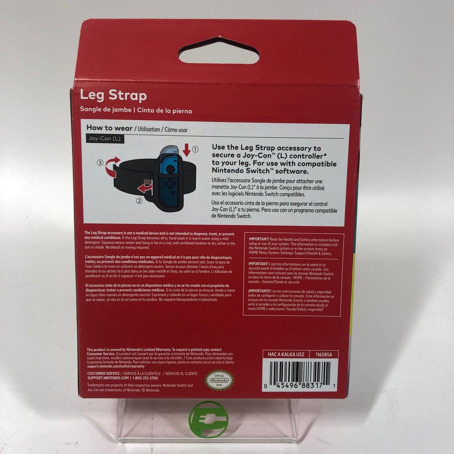 Original Nintendo OEM Leg Strap For Nintendo Switch