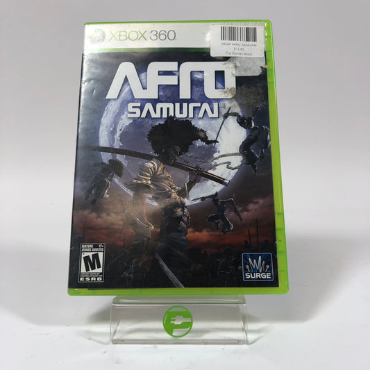 Afro Samurai (Microsoft Xbox 360, 2009) CIB