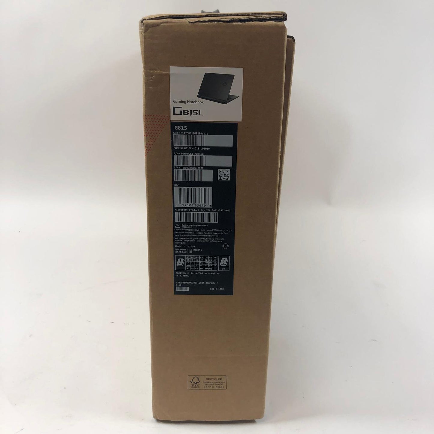 New ASUS ROG Strix G G815LW-G18.U95080 18" Core Ultra 9 2.7GHz 64GB RAM 8TB SSD