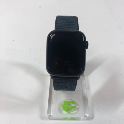 Unlocked Apple Watch Series 9 45MM Midnight Aluminum Midnight Sport Loop