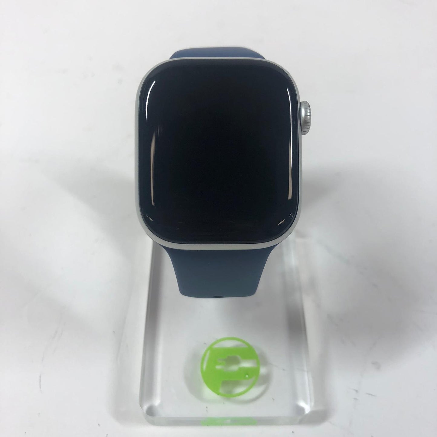 GPS Only Apple Watch Series 10 42MM Silver Aluminum Deep Navy Sport Band