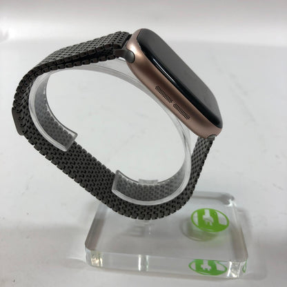 Unlocked Apple Watch Series 10 46MM Rose Gold Aluminum Silver Milanese Loop