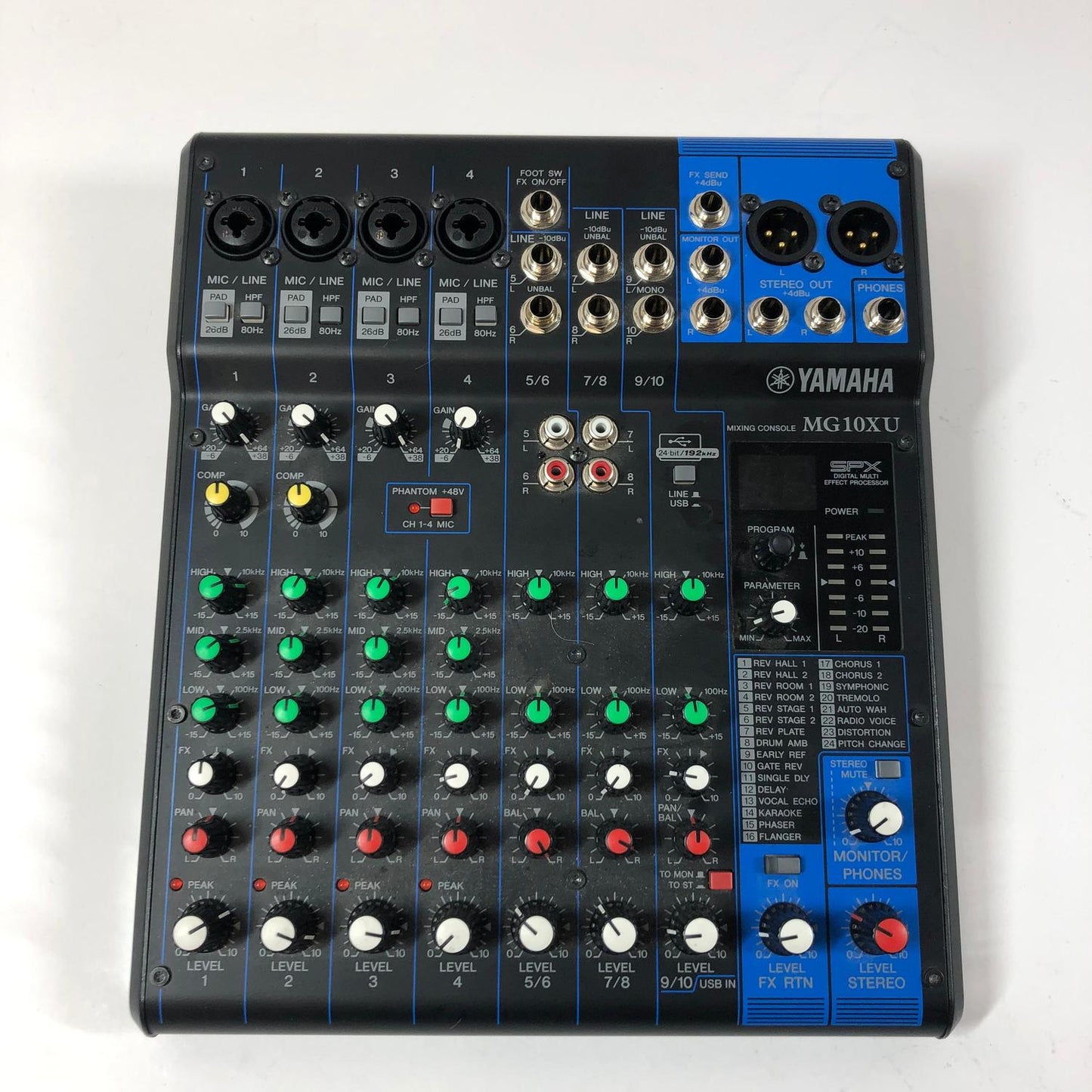 Yamaha MG10XU 10-Channel Compact Mixer