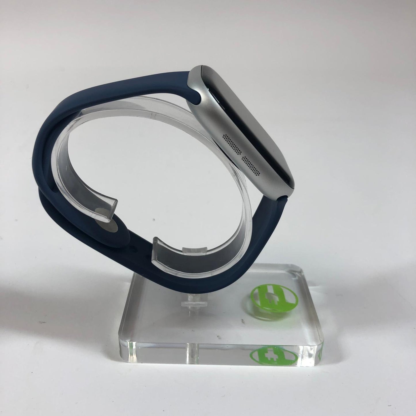 GPS Only Apple Watch Series 10 46MM Silver Aluminum Deep Navy Sport Band